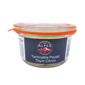 Tartinable de poulet thym citron