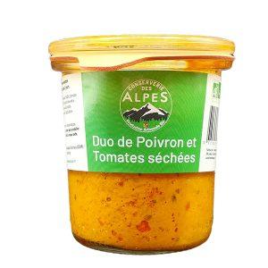 Duo poivrons tomates sechées
