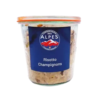 Risotto champigons 1 personne