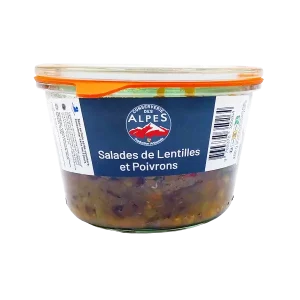 Salade de Lentilles vertes et Poivrons